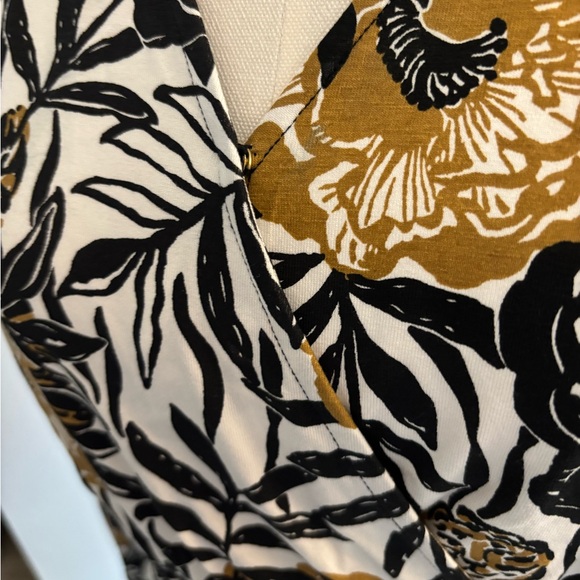 NWOT 🐆 Lilly Pulitzer Talley Onyx Peonies Floral Long Sleeve Dress Sz M - Picture 4 of 9